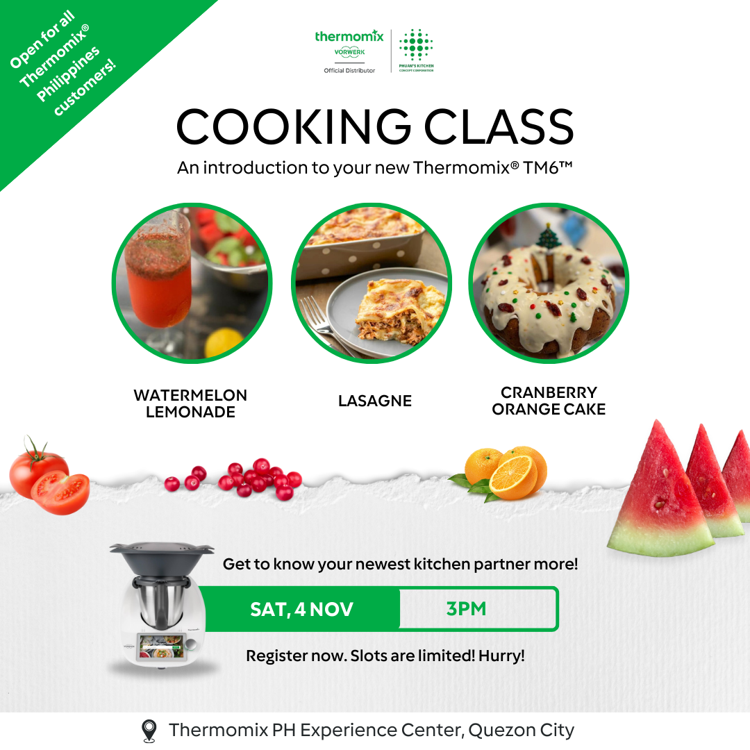 Cooking Classes Thermomix® Philippines